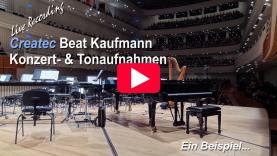 Tonstudio, Createc Beat Kaufmann, Eventaufnahmen - Ton & Video